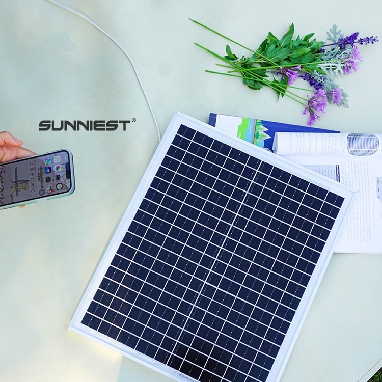 Solar Panel 20W Wholesale A Grade Mono Perc 20W 18V Low Price Portable Solar Panel Small waterproof For Led Light