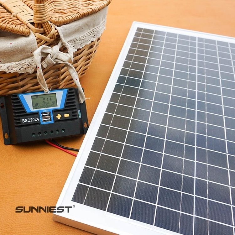 30W Solar Panel Solar Battery Trickle Charger OME Maintainer Waterproof Solar Panels Kit 18V Battery Solar Panels for RV Boat