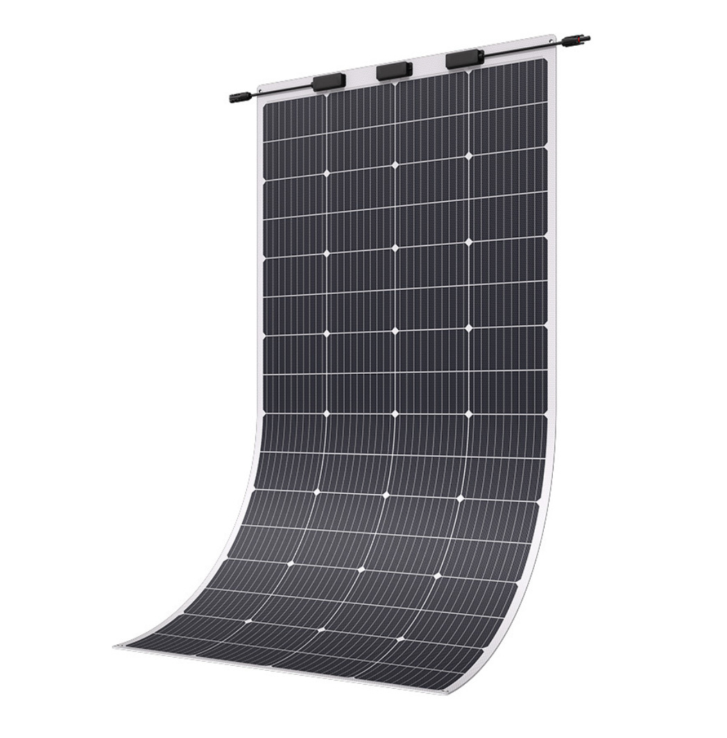 Rollable ETFE Mono Cell Semi Flexible Bendable 25W 100W 200W 300W 400W 500W Solar Panels for RVs Trailers Roofs