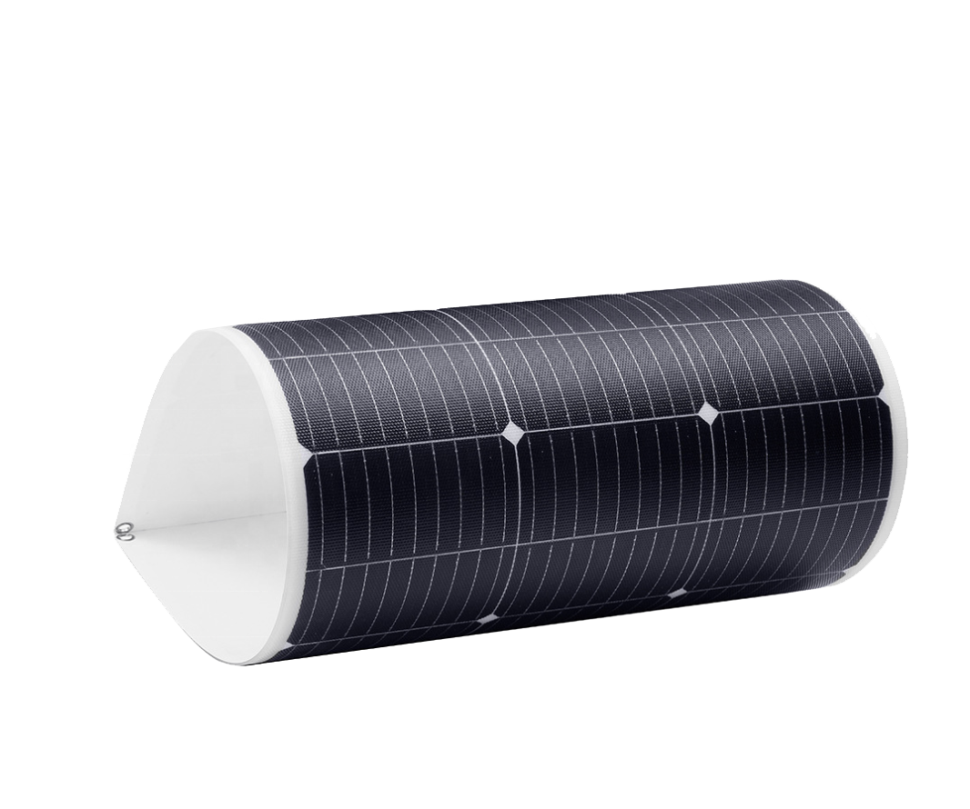 Rollable High Efficiency Thin Lightweight 25W 150W 200W 350W ETFE Mono Flexible Solar Panel 50W