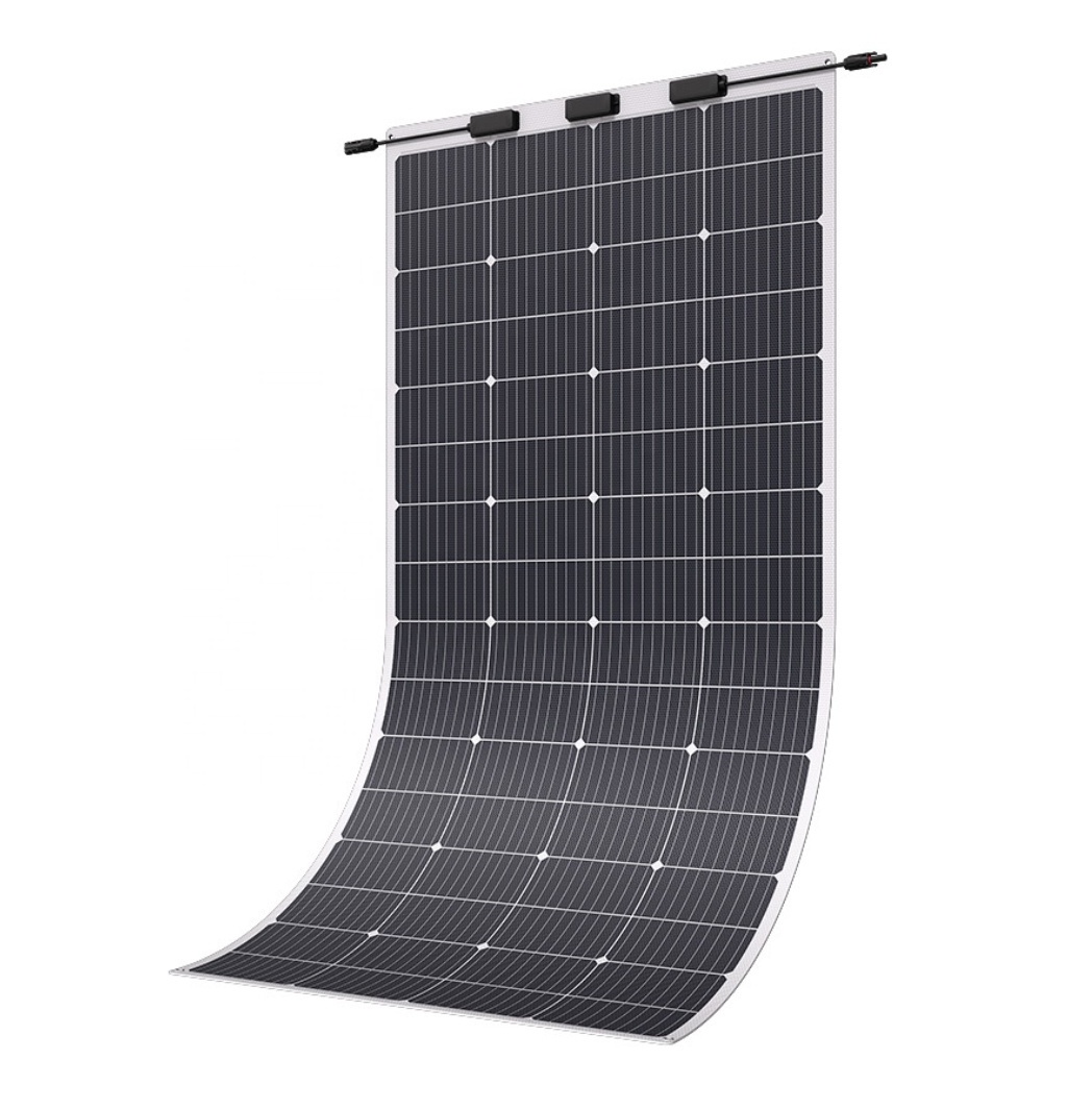 Rollable High Efficiency Thin Lightweight 25W 150W 200W 350W ETFE Mono Flexible Solar Panel 50W