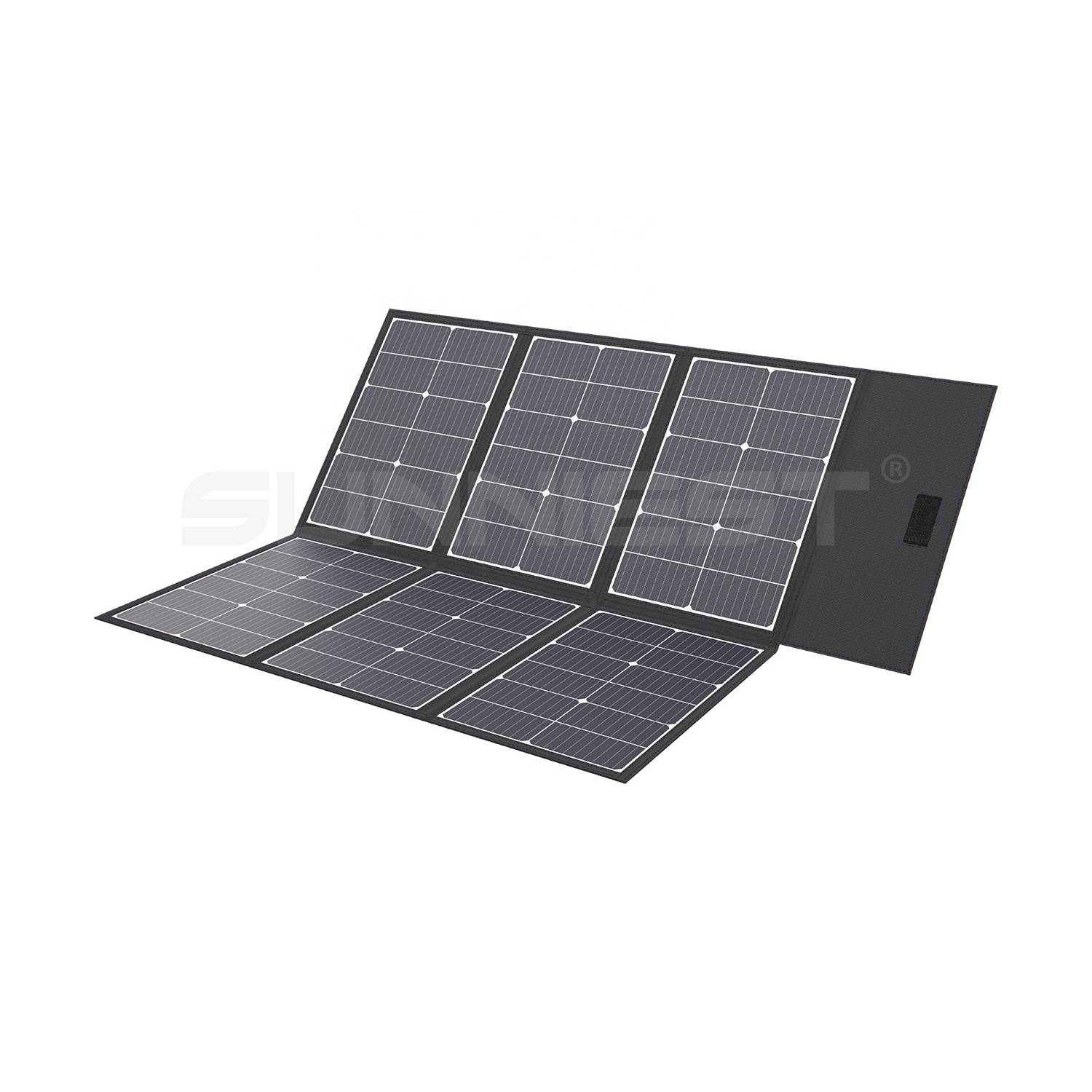 100W Portable Solar Panel Foldable Solar Panel Suitcase with Adjustable Kickstand, Solar Charger for Solar Generator Camping