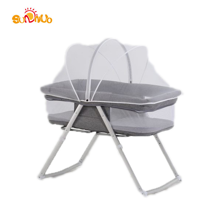 Portable folding cradle baby swing baby Bassinet