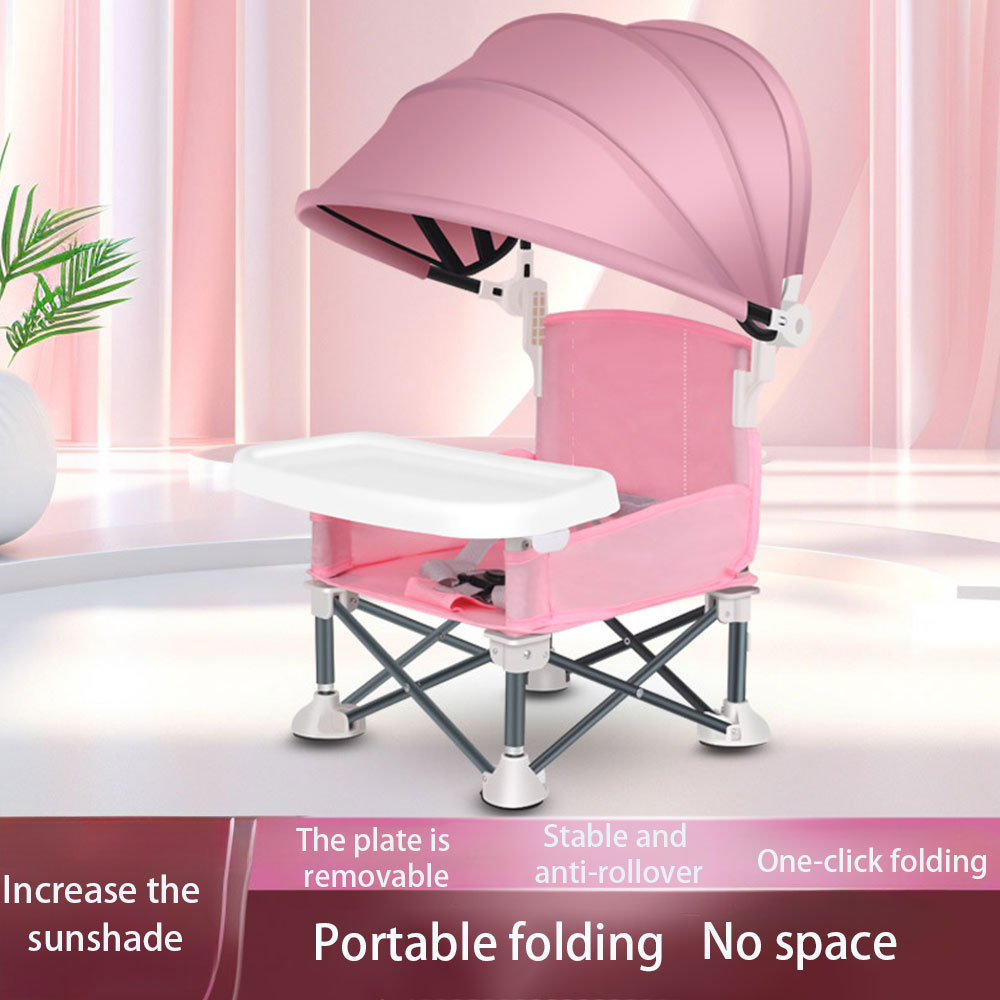 SUNNUO Baby Dining Chair Foldable Back Low Outdoor Picnic For Children Photo Portable Baby Study Custom Colors