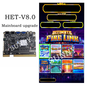 Ultimate Fire link Firelink 8in1 Het slo multigame t software board for gaming machines/Firelink slo multi game board