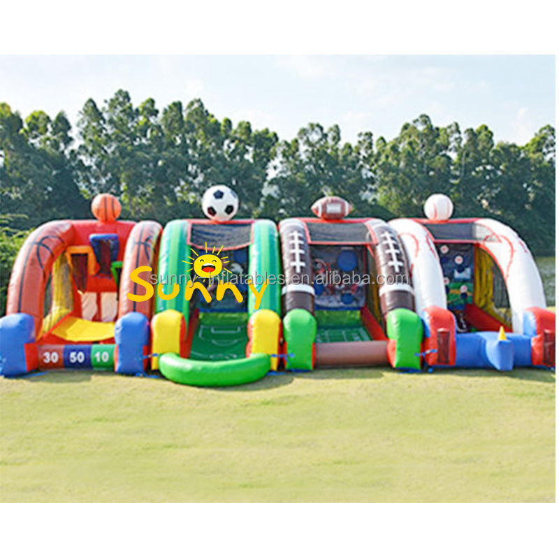 5-in-1 Carnival Games blow up party inflatable games for kids and adults team building or event fun