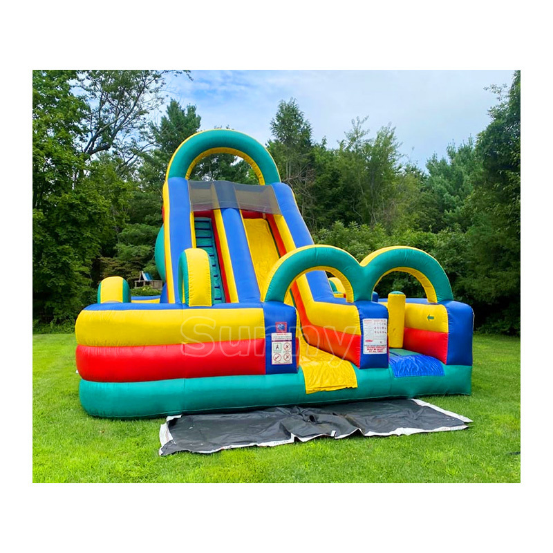 Customized Size Tobogan Inflable Bouncy Castle Inflatable Commercial Water Park Slide for Kids 1 Piece Trade Assurance Sunny