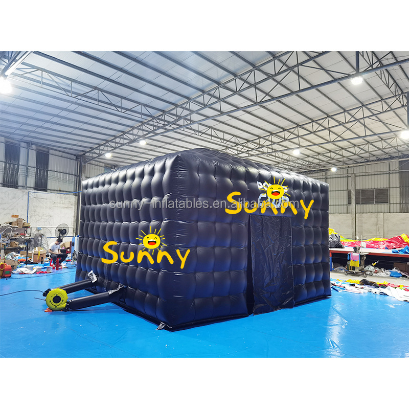 Custom commercial grade Oxford cloth tent inflatable house outdoor blow up camping tent small inflatable nightclub tent