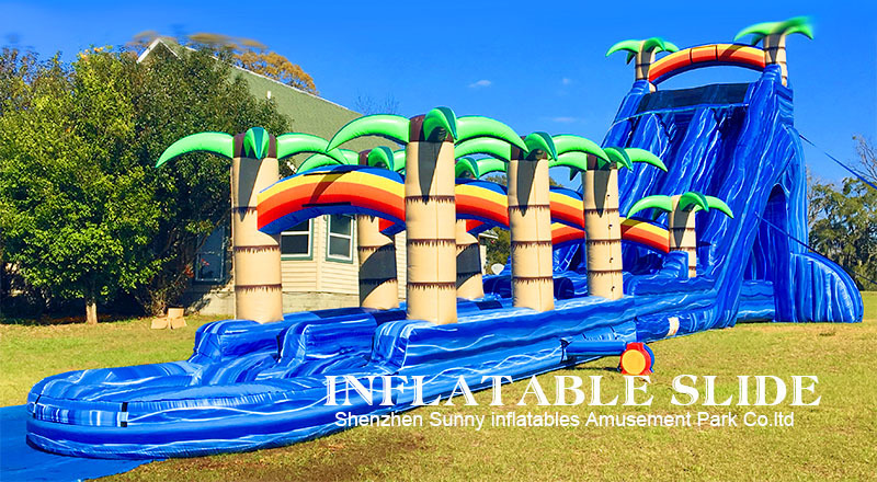 Water Slide Backyard Inflatable Water Slide with Swimming Pool Commercial Grade Cheap Inflatable Pvc for Adult 1 Piece Sunny