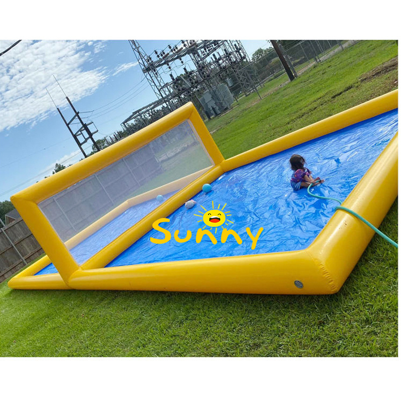 Customized Largest inflatable water yacht slide,inflatable dock slide for boat