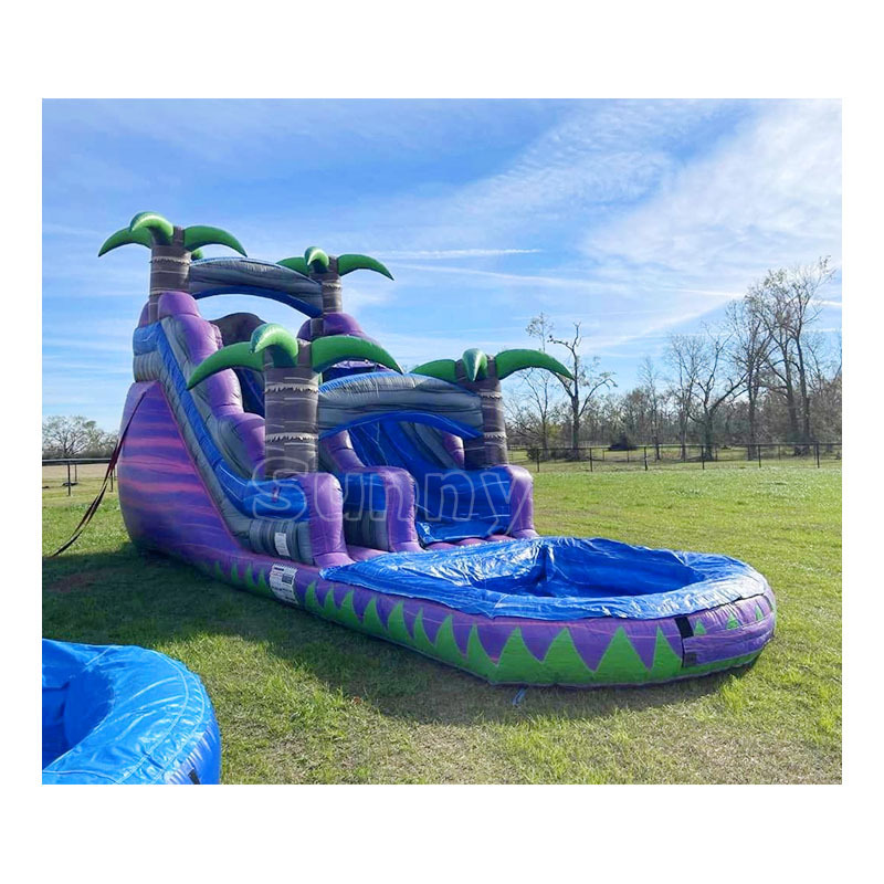 Commercial Kids Slip Pool Jumping Castle Toboggan Gonflable Bouncer Combos Bounce House Inflatable Water Slide 1 Piece Sunny