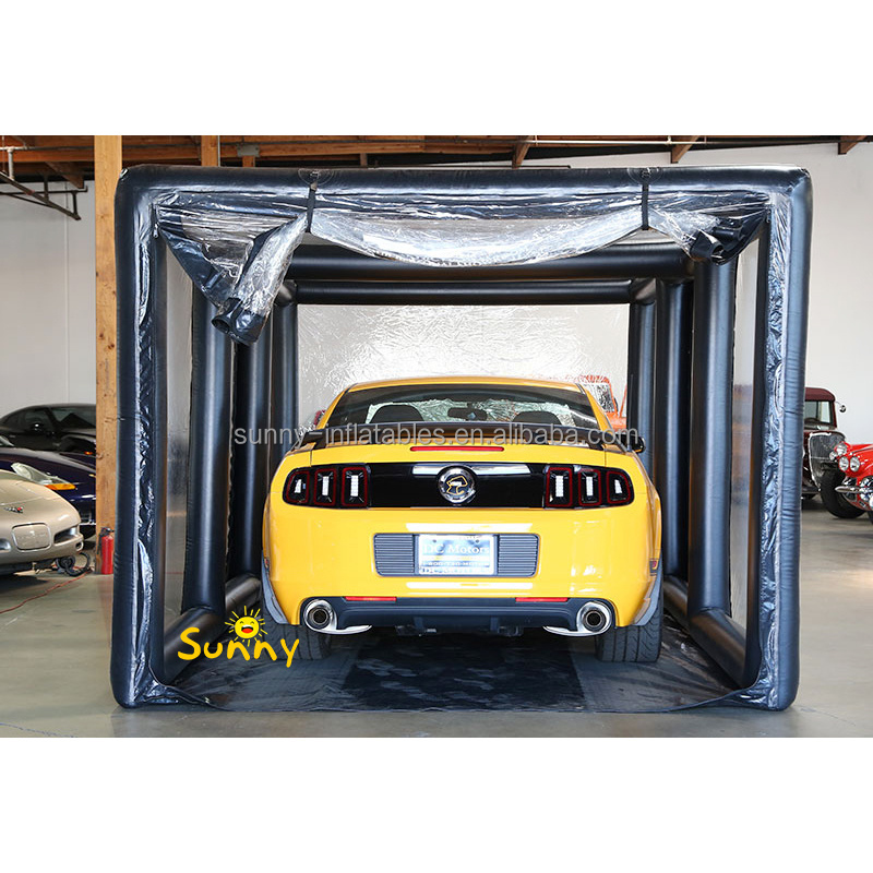 Inflatable Car garage Tent, Durable Inflatable Car Garage Tent Transparent PVC Car Cover