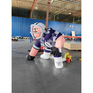 Customized Inflatable football player model Advertising Inflatable Rugby Player inflatable hockey player for advertising