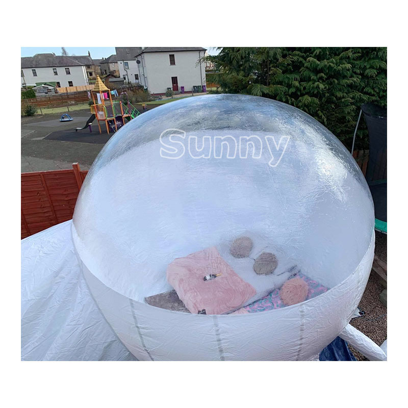 Giant Snow Globe Bubble Tent, Human Size Snow Globe big inflatable Christmas globe With Snowman