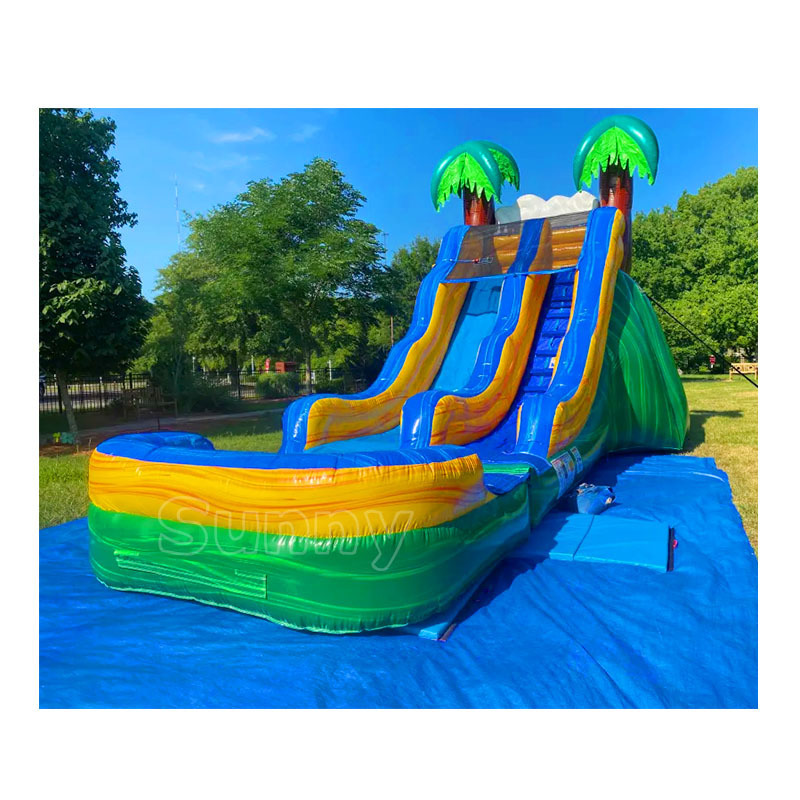 Commercial Kids Slip Pool Jumping Castle Toboggan Gonflable Bouncer Combos Bounce House Inflatable Water Slide 1 Piece Sunny