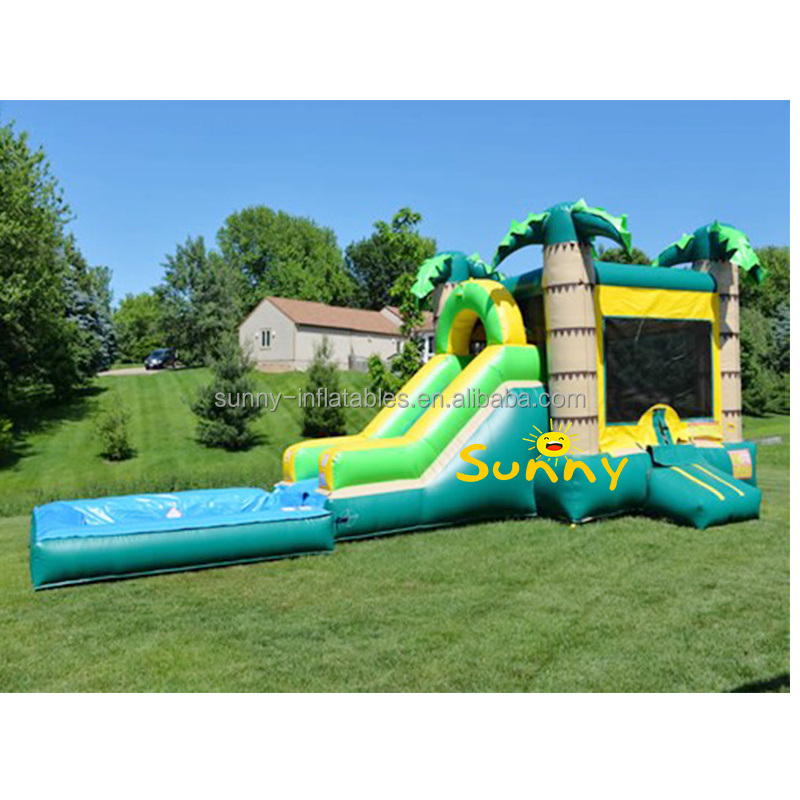 Commercial unicorn bounce house 13x13 inflatable bounce house combo