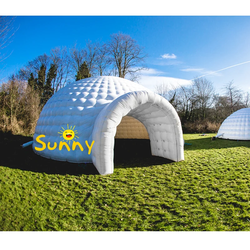 Advertising Large Inflatable Dome inflatable huge tent with LED lights inflatable dome for party