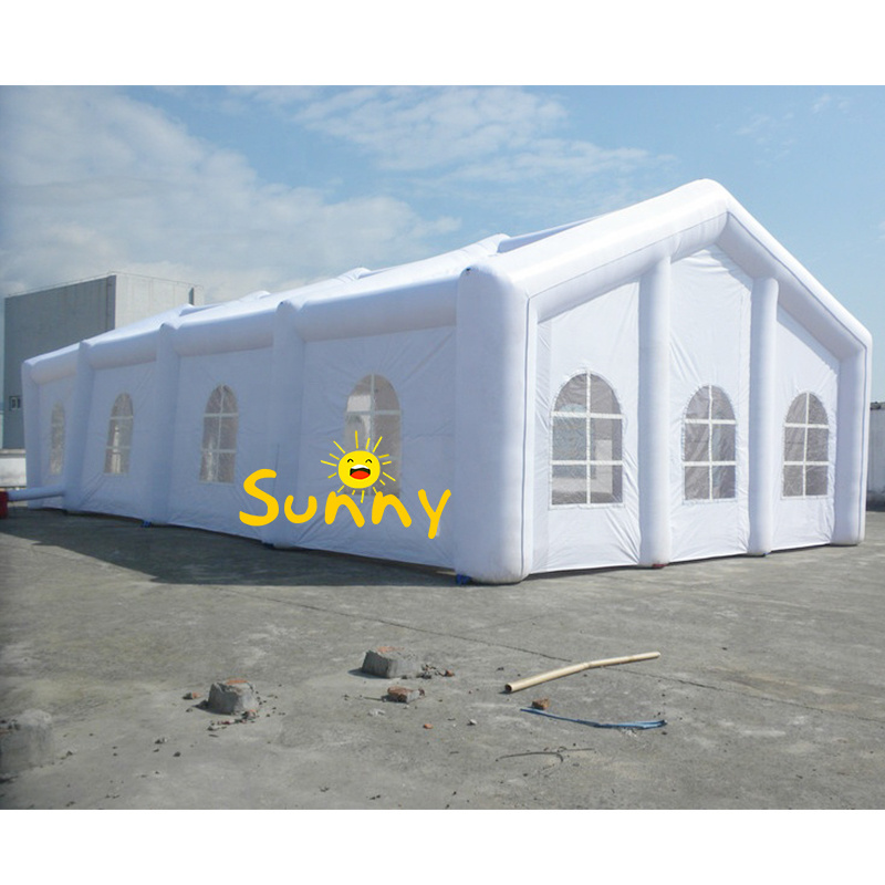 New Wedding white 10x10m Large inflatable church tent Advertising White Wedding Inflatable Tent for events