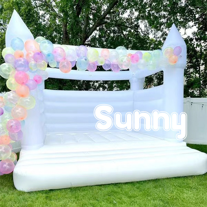 Hot sale white jumping castle wedding inflatable bounce house inflatable bounce white bouncy castle