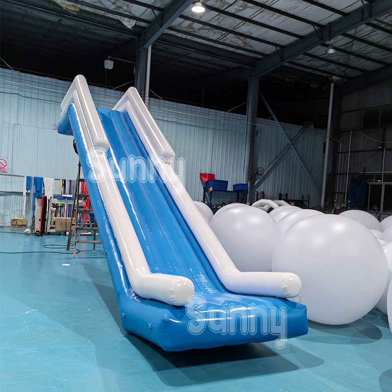 boat inflatable floating pool inflatable yacht slide inflatable dock slide for boat