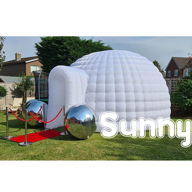 commercial inflatable igloo party tent pop up pubs tent inflatable bar tent for sale