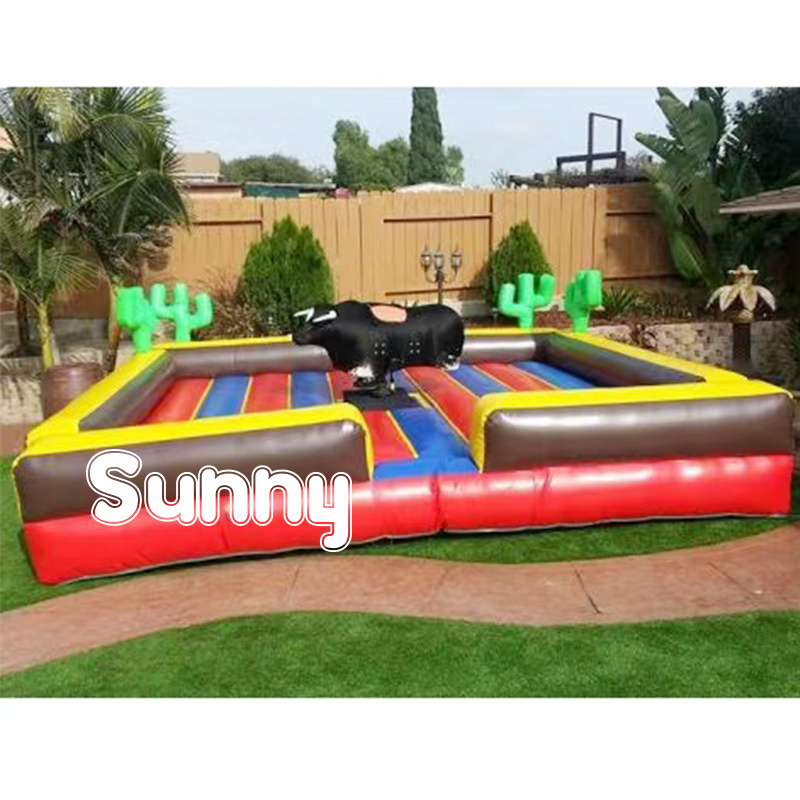 commercial Amusement Park Mechanical Electrical Rodeo Bull  customized hot sale inflatable mechanical rodeo bull For Sale