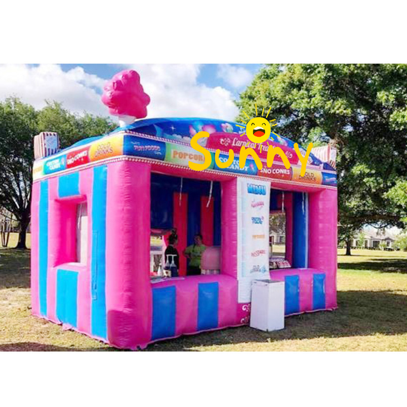 Portable Inflatable Concession Stand Inflatable Fun Booth  blow up carnival attractions treat shop booth