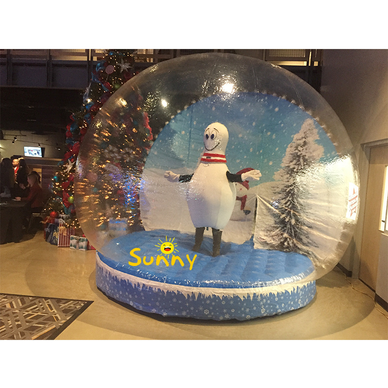 Inflatable Tent Outdoor Giant Snow Globe Bubble Tent snow globe photobooth boy or girl