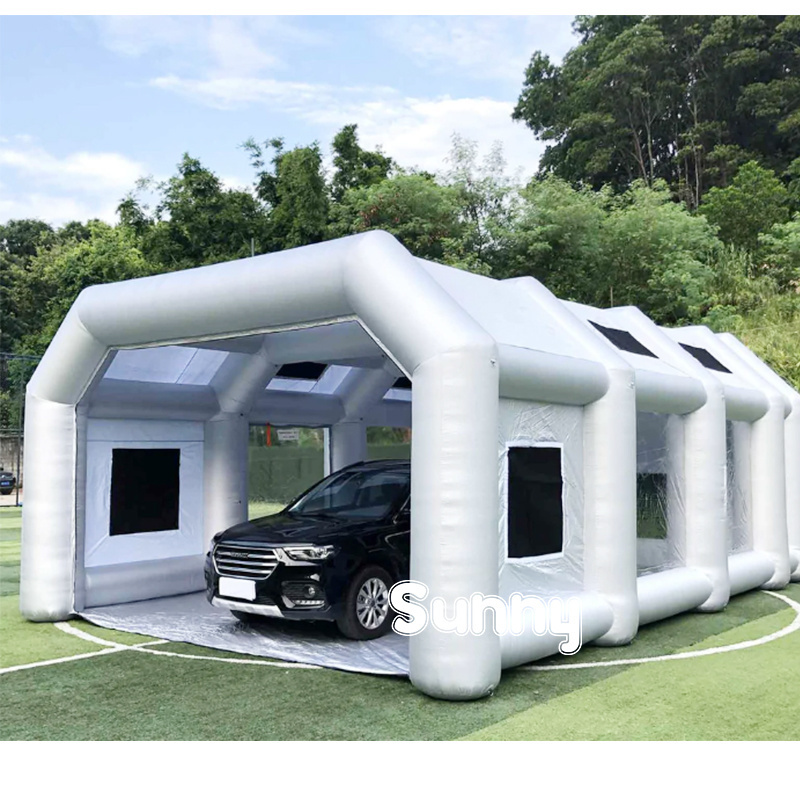 Inflatable Car garage Tent, Durable Inflatable Car Garage Tent Transparent PVC Car Cover