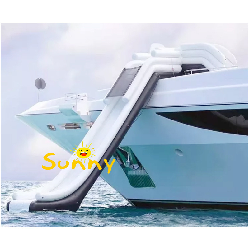 boat inflatable floating pool inflatable yacht slide inflatable dock slide for boat