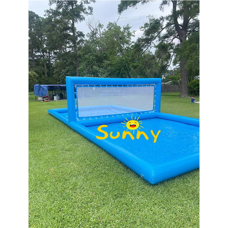 Commercial Airtight Inflatable Volleyball Field Pool  Inflatable Tennis Court for Sport Games  inflatable volleyball court