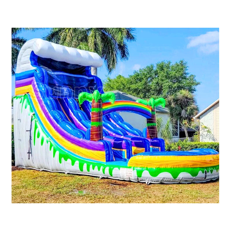 Commercial Kids Slip Pool Jumping Castle Toboggan Gonflable Bouncer Combos Bounce House Inflatable Water Slide 1 Piece Sunny