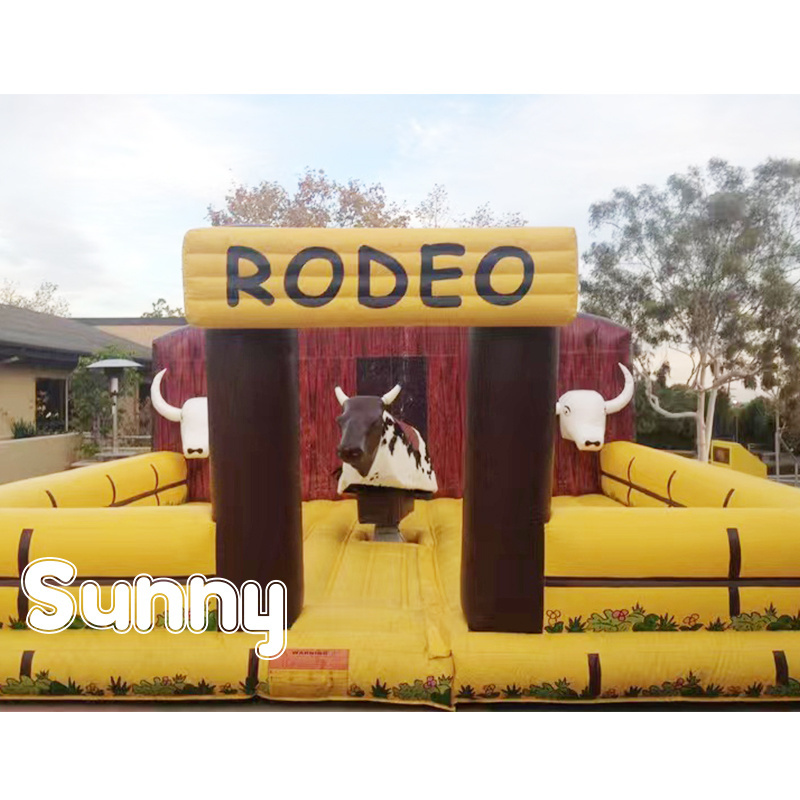 Factory Price amazing inflatable mechanical bull  for Adults/inflatable mechanical bull ride for sale