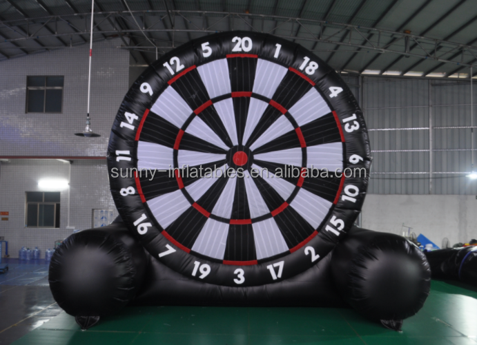 Large inflatable soccer dart board game Interactive Inflatable Human Sports Football Dartboard Soccer Darts Board Games