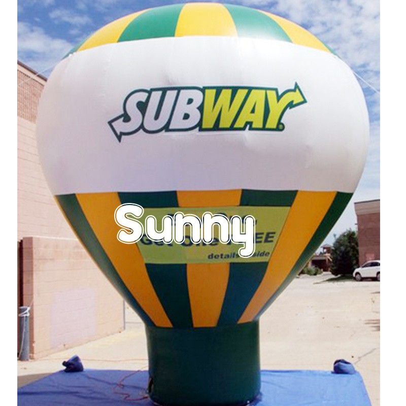 Cheap price advertising inflatable hot air ground balloon inflatable large custom balloons