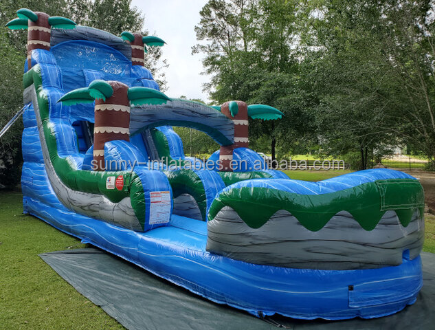 Water Slide Backyard Inflatable Water Slide with Swimming Pool Commercial Grade Cheap Inflatable Pvc for Adult 1 Piece Sunny