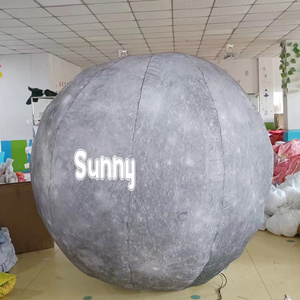 LED Lighting Moon Balloon Inflatable Globe Planet Solar System Balloon Inflatable Nine Planet Balloons Party Decorations