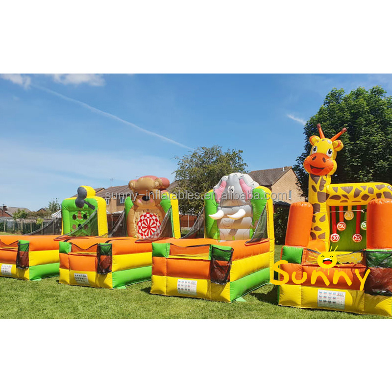 5-in-1 Carnival Games blow up party inflatable games for kids and adults team building or event fun