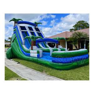 Commercial Kids Slip Pool Jumping Castle Toboggan Gonflable Bouncer Combos Bounce House Inflatable Water Slide 1 Piece Sunny