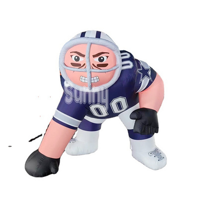 Hot sale inflatable football player inflatable bubba player inflatable player lawn figure for advertising