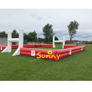 Outdoor Inflatable Soccer Field Inflatable Football Pitch Inflatable Football Arena For Sale