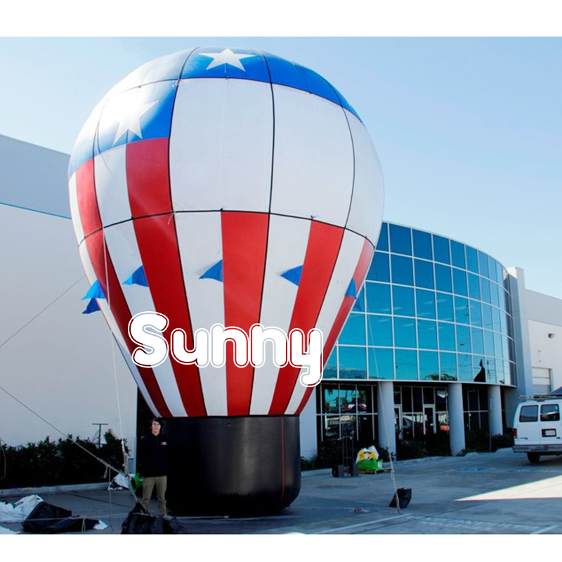 Cheap price advertising inflatable hot air ground balloon inflatable large custom balloons