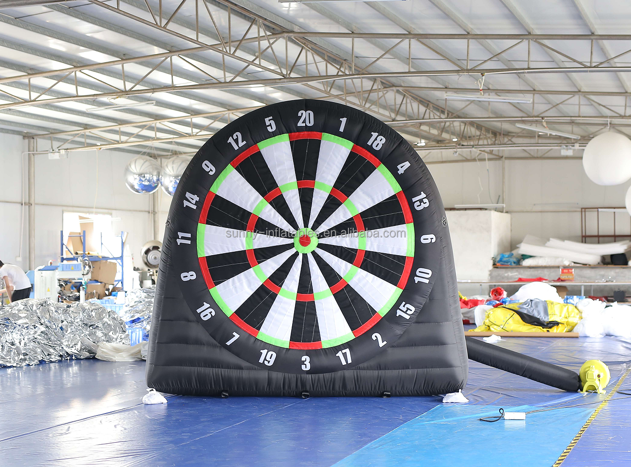 Large inflatable soccer dart board game Interactive Inflatable Human Sports Football Dartboard Soccer Darts Board Games