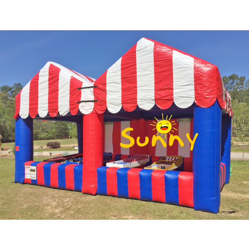 Portable Inflatable Concession Stand Inflatable Fun Booth  blow up carnival attractions treat shop booth