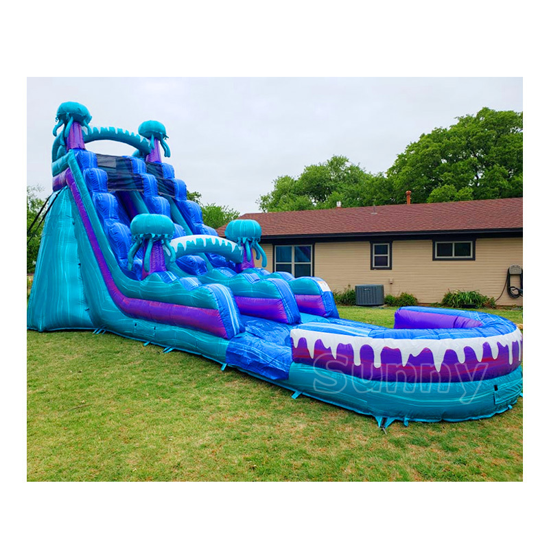 Backyard Tobogan Inflable Waterslides Bouncy House Jumping Castle Inflatable Ocean Water Slide 1 Piece Trade Assurance Sunny