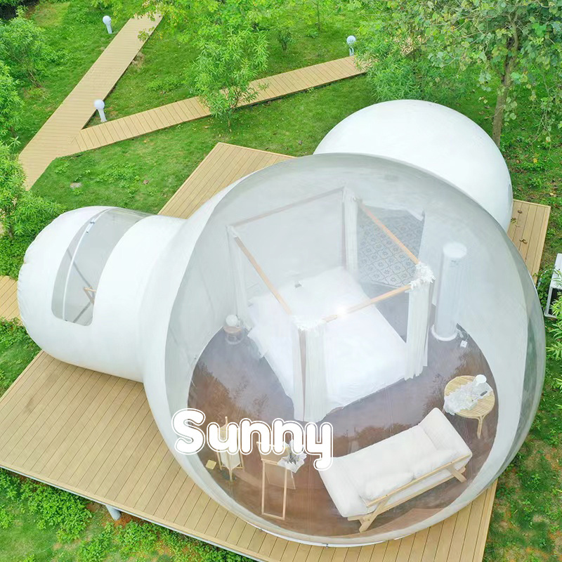 Wholesale PVC outdoor plastic air transparent camping hotel Igloo Dome Tent Bubble Tent