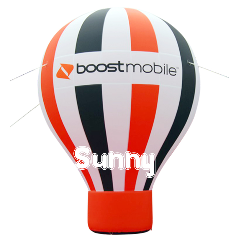 carnival helium balloon inflatable hot air balloon custom advertising Now Open advertising rooftop balloon