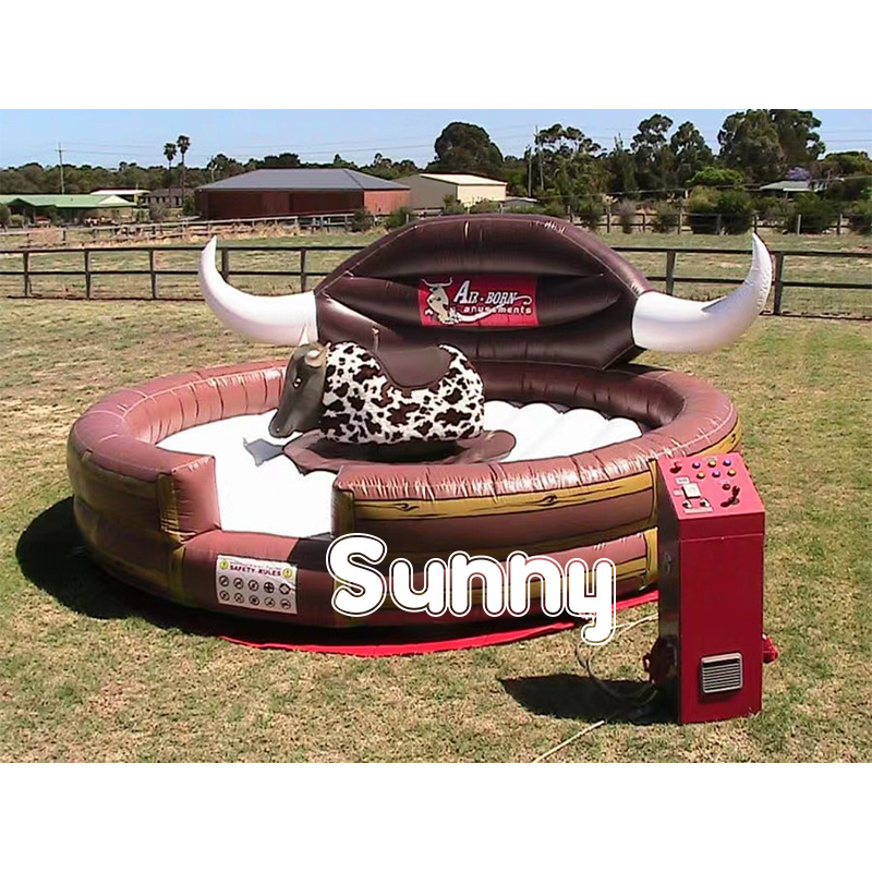 commercial Amusement Park Mechanical Electrical Rodeo Bull  customized hot sale inflatable mechanical rodeo bull For Sale