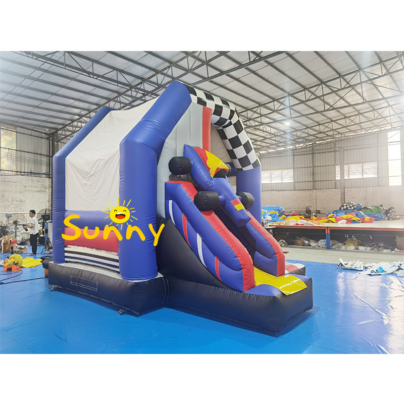 New car bouncer house jump house inflatable bouncer for kids castle bounce houses with slide