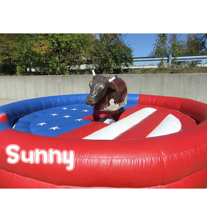 Factory Price amazing inflatable mechanical bull  for Adults/inflatable mechanical bull ride for sale